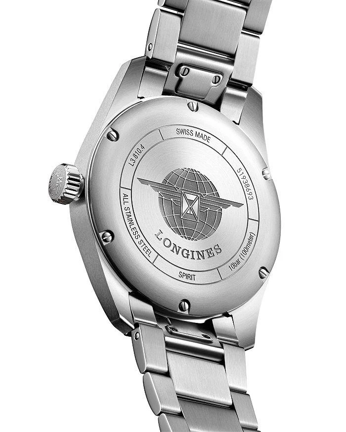 商品Longines|Spirit Green Stainless Steel Watch, 40mm,价格¥19294,第4张图片详细描述