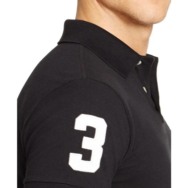 男士马球标针织网眼POLO衫 商品