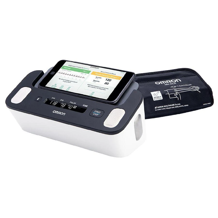 商品omron|Complete Wireless Upper Arm Blood Pressure Monitor + EKG (BP7900),价格¥1260,第2张图片详细描述