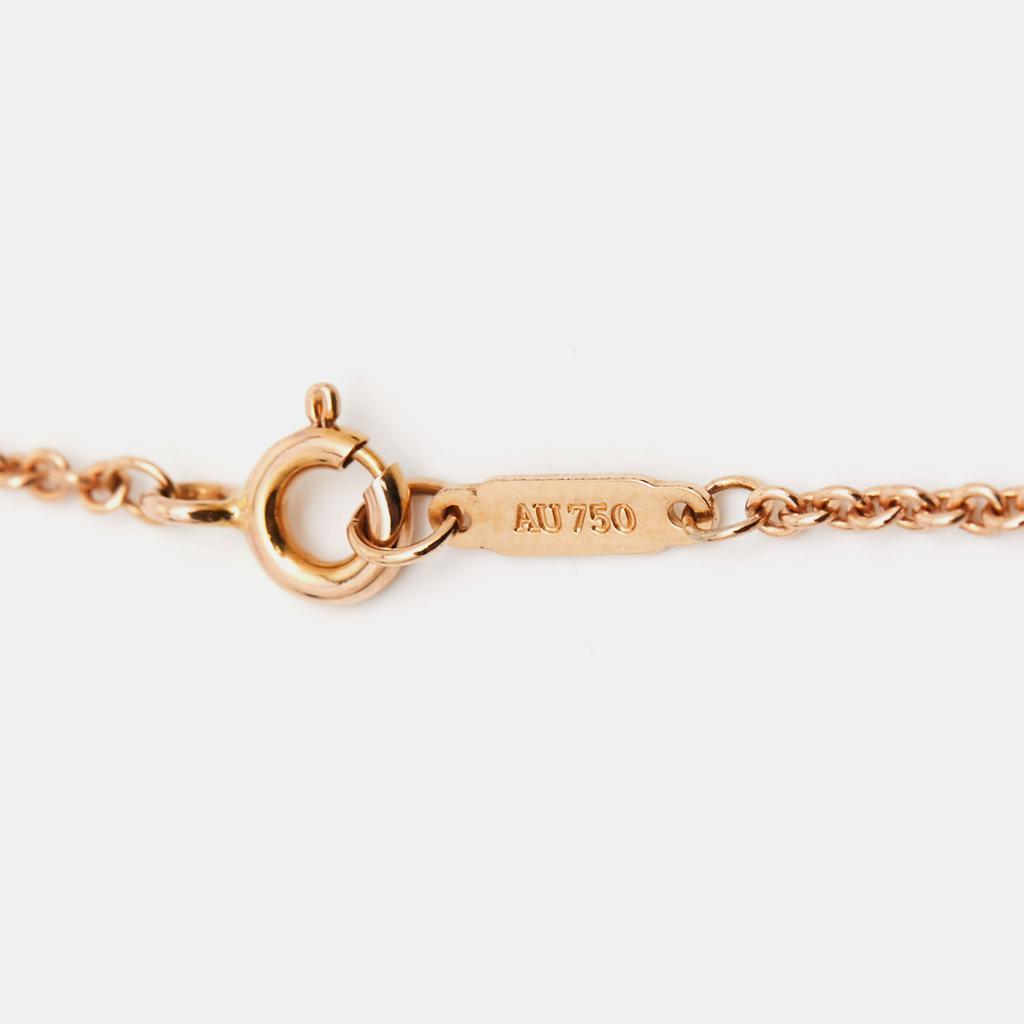 商品[二手商品] Tiffany & Co.|Tiffany & Co. Atlas Diamond Pierced 18k Rose Gold Bracelet,价格¥5165,第7张图片详细描述