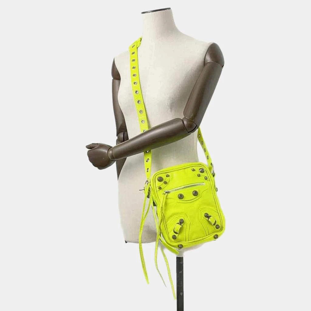 商品[二手商品] Balenciaga|Balenciaga Yellow Lambskin Le Cagole Men's Shoulder Bag,价格¥12058,第2张图片详细描述