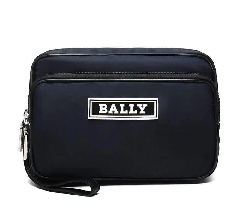 商品Bally|Bally Blue Nylon Enton Clutch Bag,价格¥862,第1张图片