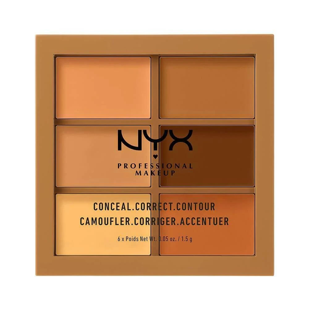 商品NYX|Nyx 六色提亮面部遮瑕盘3CPO3 Deep,价格¥175,第1张图片