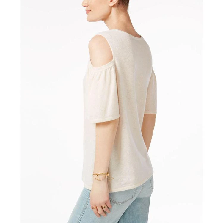 商品Charter Club|Cashmere Cold-Shoulder Sweater, Created for Macy's,价格¥298,第4张图片详细描述