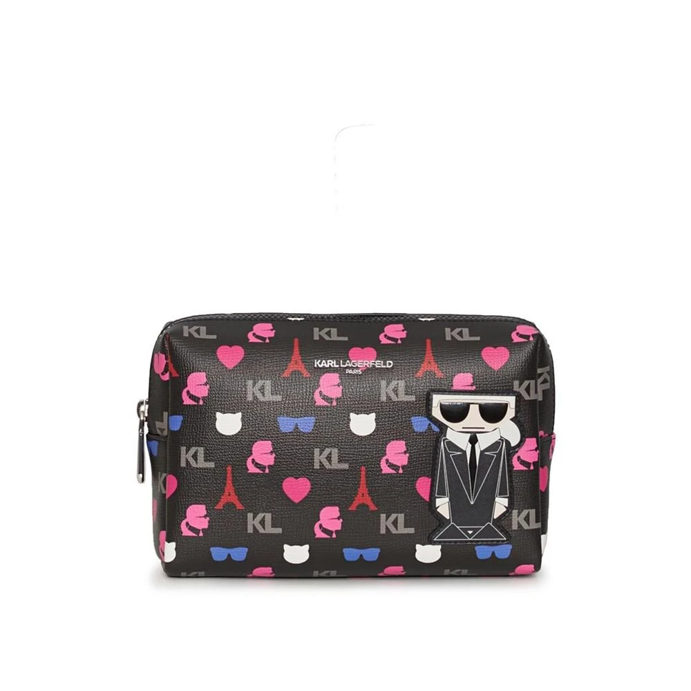 商品Karl Lagerfeld Paris|Mini Printed Cosmetic Bag,价格¥507,第1张图片