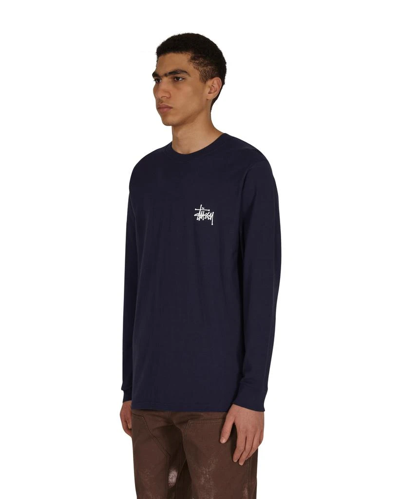 商品STUSSY|Basic Stussy Longsleeve T-Shirt Blue,价格¥473,第2张图片详细描述