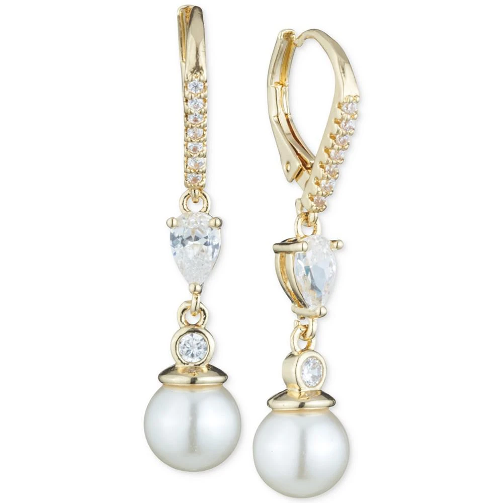 商品Anne Klein|水晶珍珠耳环,价格¥164,第1张图片