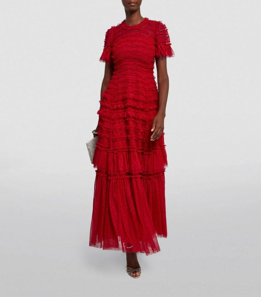 商品Needle & Thread|Valentine Ruffle Gown,价格¥3314,第2张图片详细描述