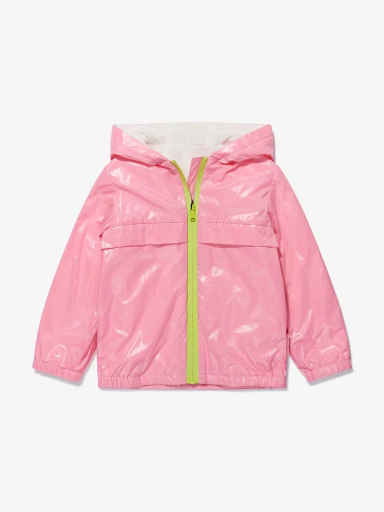 商品Moncler|Moncler Pink Baby Girls Hooded Nazira Rain Jacket,价格¥1277,第1张图片