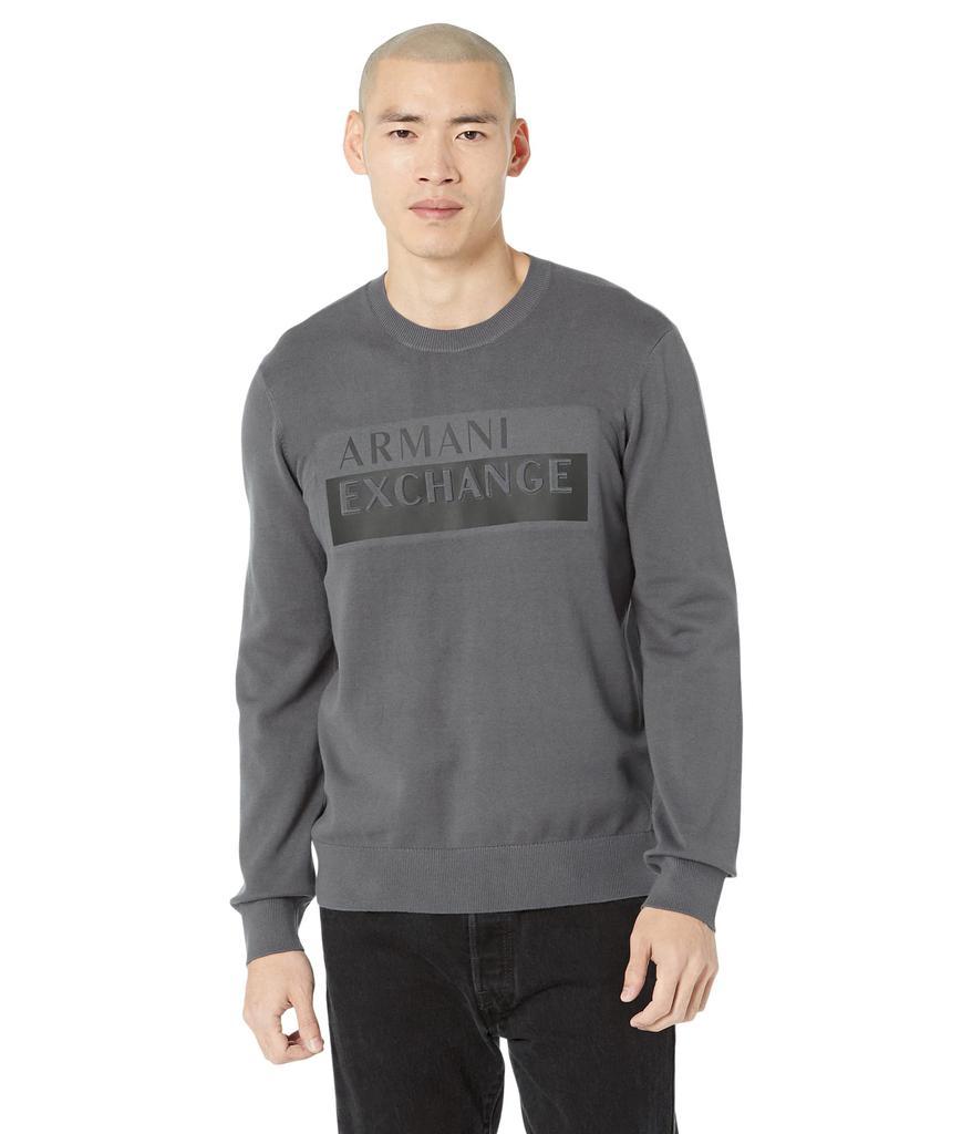 商品Armani Exchange|Logo Pullover Sweater,价格¥652,第1张图片