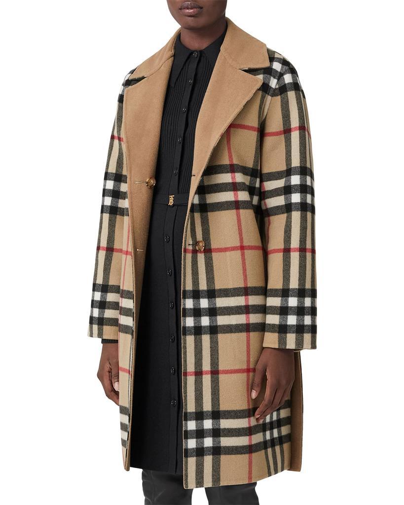 商品Burberry|Dorea Belted Reversible Coat,价格¥22595,第1张图片