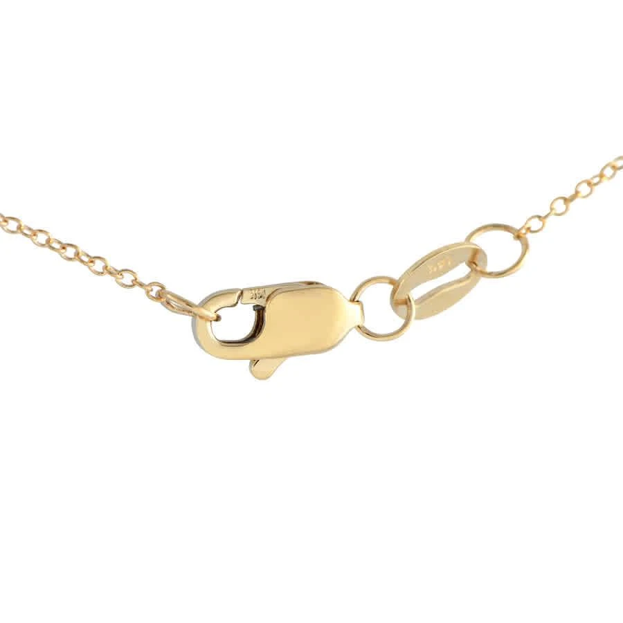 商品LB Exclusive|14K Yellow Gold 0.15ct Diamond Heart Necklace,价格¥2287,第3张图片详细描述