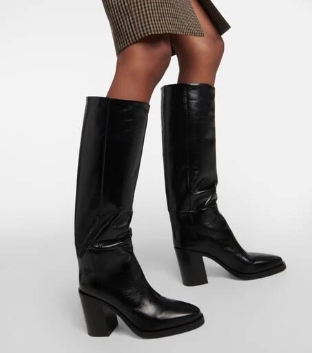 商品Paris Texas|Ophelia leather knee-high boots,价格¥5277,第4张图片详细描述