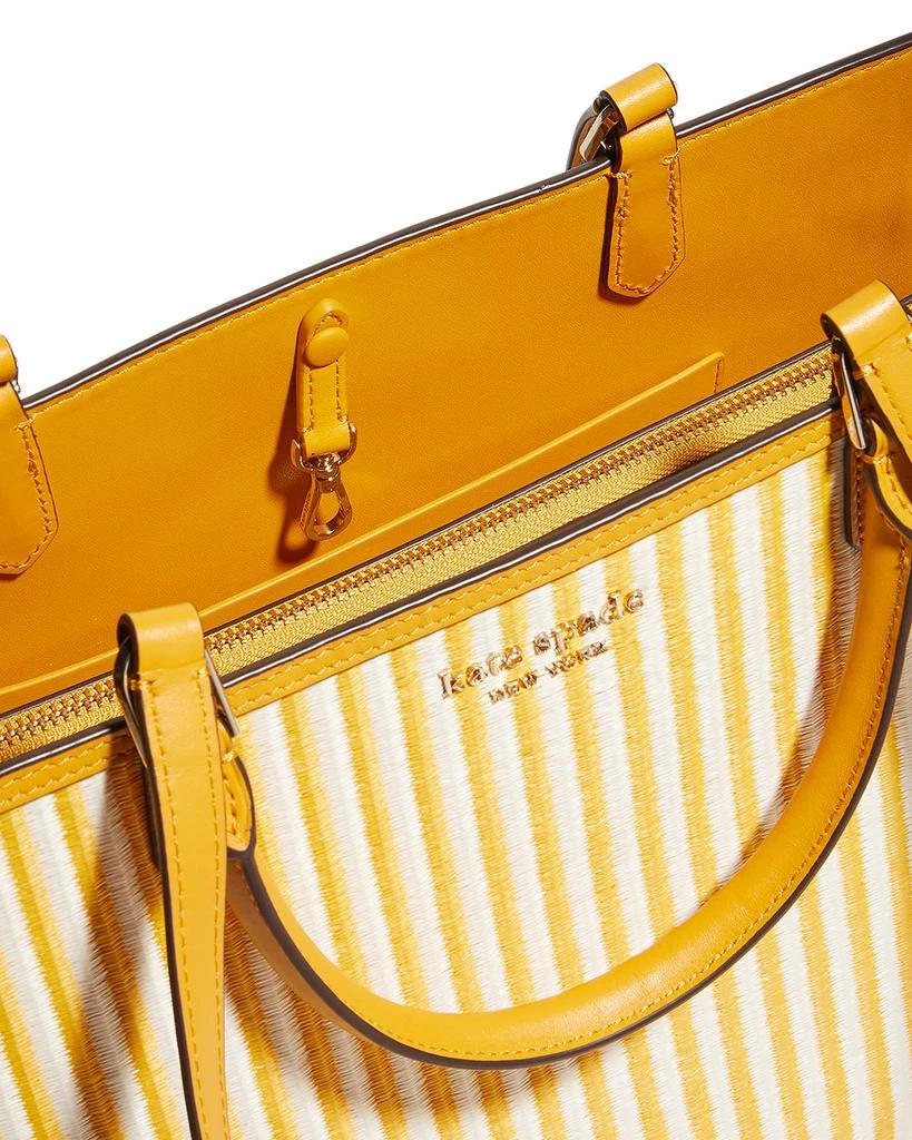 商品Kate Spade|buddie small striped straw tote bag,价格¥1250,第3张图片详细描述