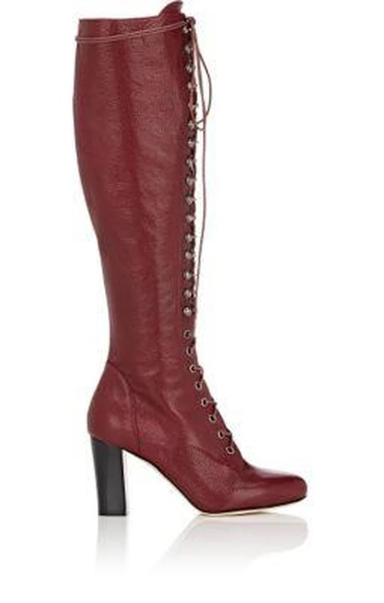 商品PHILOSOPHY di LORENZO SERAFINI|Lace-Up Knee Boots,价格¥2968,第1张图片