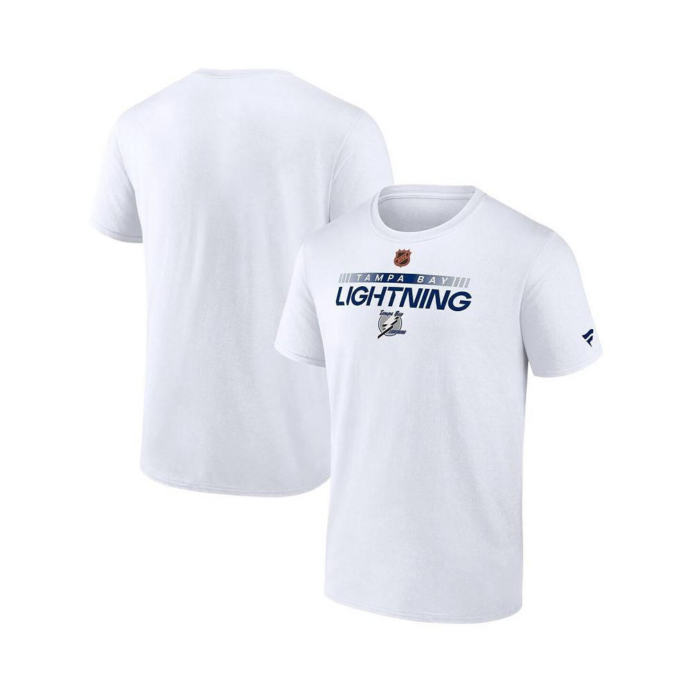 Men's Branded White Tampa Bay Lightning Special Edition 2.0 Authentic Pro T-shirt商品第1张图片规格展示