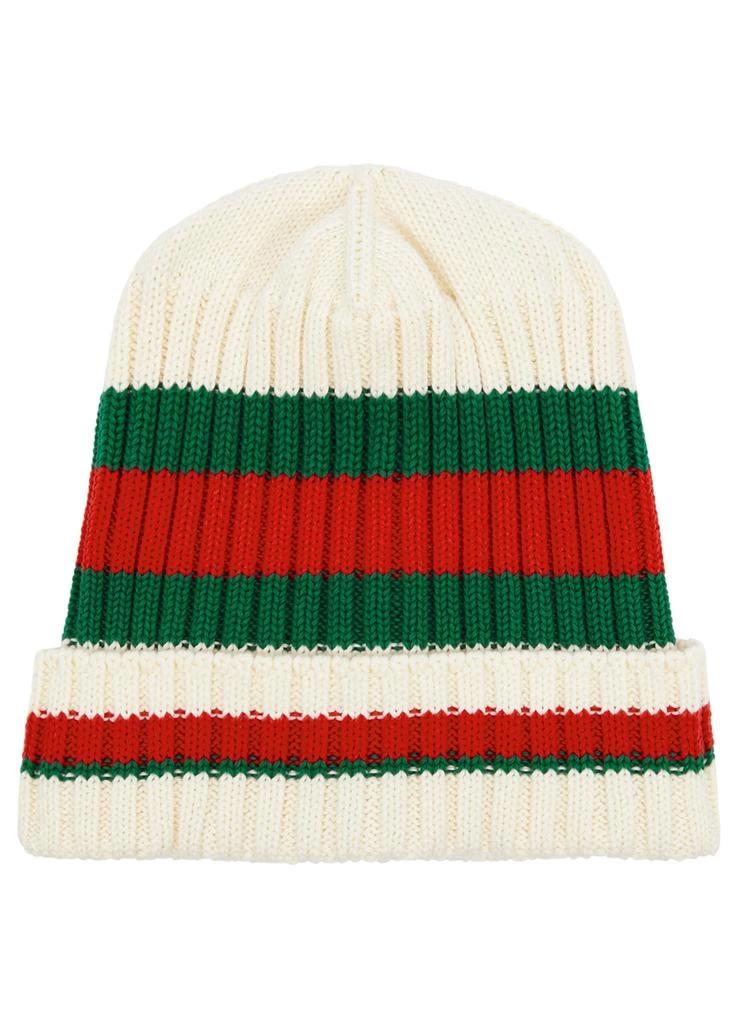 商品Gucci|KIDS Striped cotton beanie,价格¥1286,第1张图片