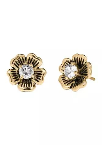 商品Coach|Mini Tea Rose Stud Earrings,价格¥339,第1张图片