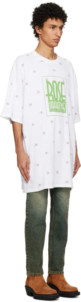 商品Martine Rose|White Print T-shirt,价格¥1180,第2张图片详细描述