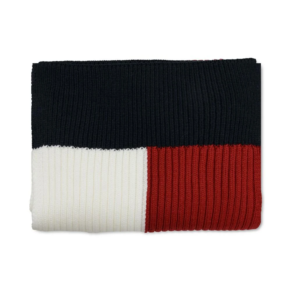 商品Tommy Hilfiger|Men's Colorblock Embroidered Logo Scarf,价格¥412,第2张图片详细描述