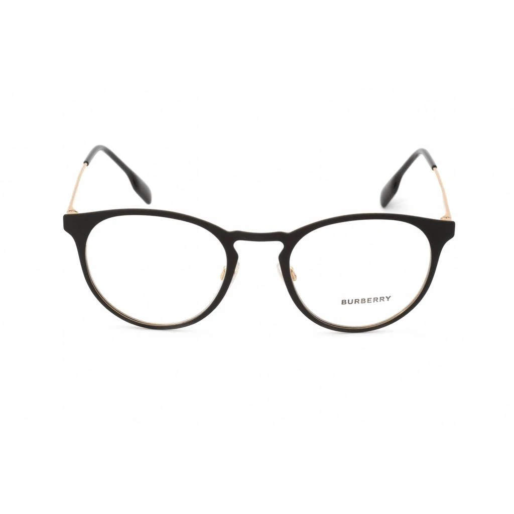 商品Burberry|Burberry Men's Eyeglasses - Clear Lens Black Metal Round Shape Frame | BE1360 1017,价格¥674,第2张图片详细描述