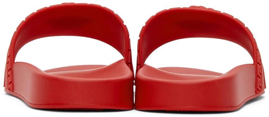 商品Versace|Red Palazzo Pool Slides,价格¥2119,第4张图片详细描述