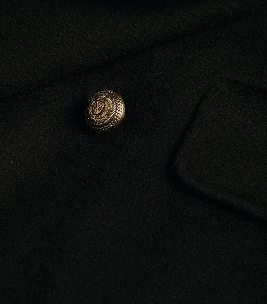 商品Sandro|Wool Double-Breasted Coat,价格¥3477,第5张图片详细描述