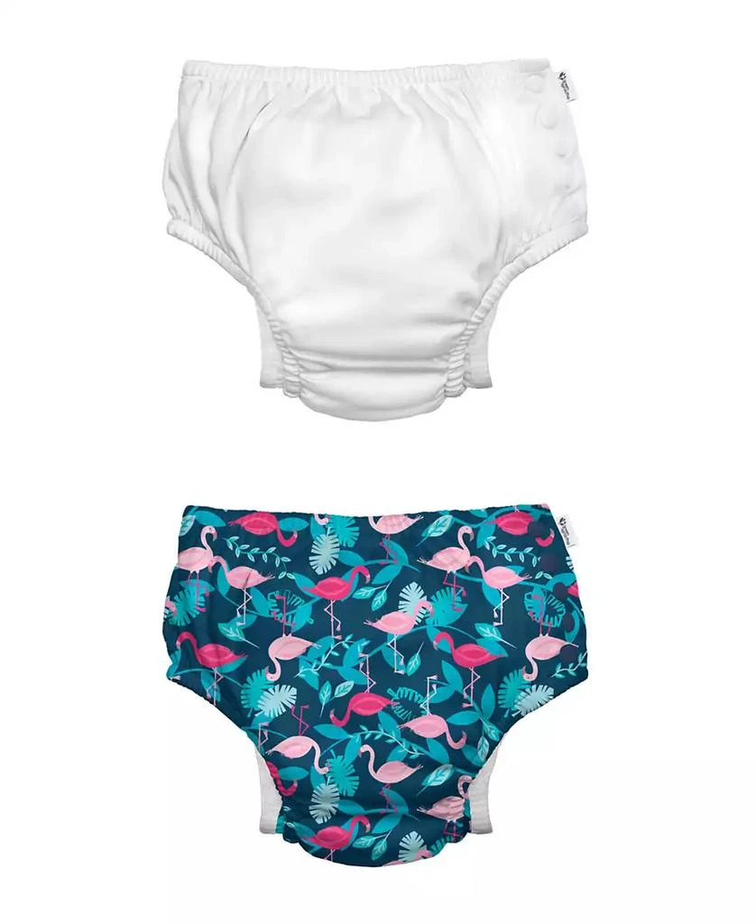 商品green sprouts|Baby Boys or Baby Girls Snap Swim Diaper, Pack of 2,价格¥262,第1张图片