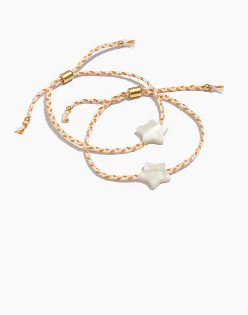 商品Madewell|Two-Pack Friendship Bracelets,价格¥103,第1张图片