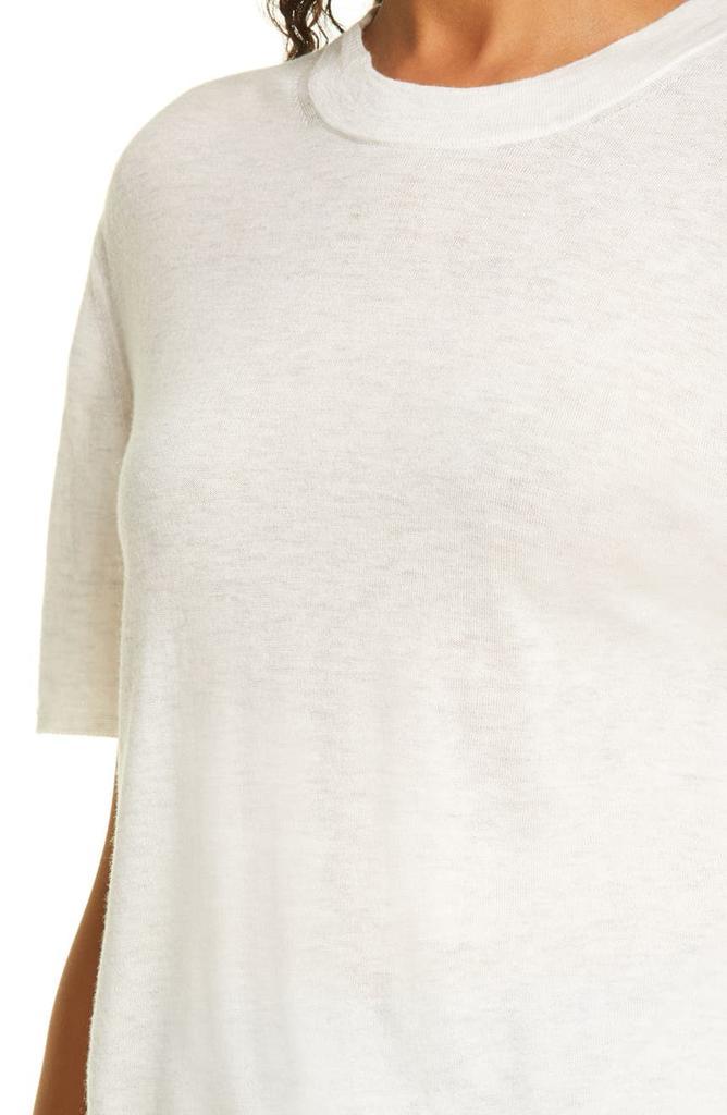 商品Vince|Easy Wool Blend Short Sleeve Sweater,价格¥745,第6张图片详细描述