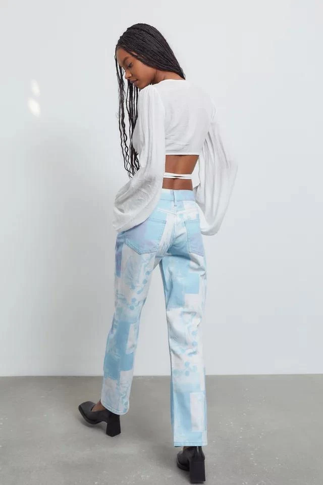 商品BDG|BDG Low-Rise Cowgirl Jean — Renaissance Print,价格¥149,第2张图片详细描述