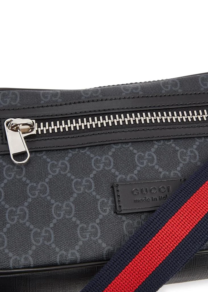商品Gucci|GG Supreme black canvas belt bag,价格¥6832,第3张图片详细描述