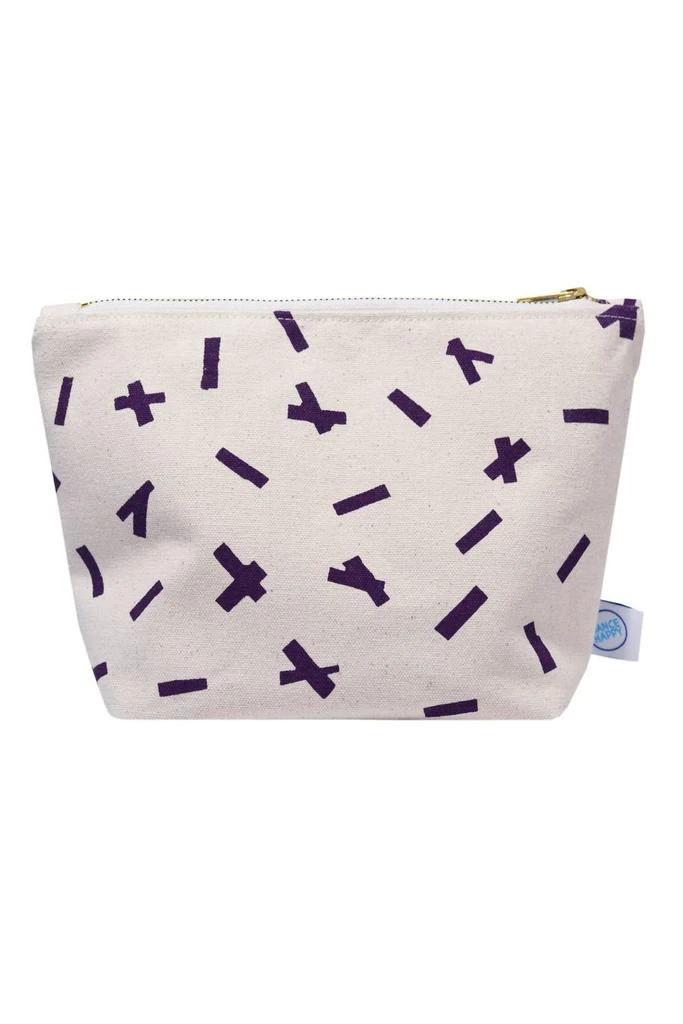 商品Dance Happy Designs|Women's Sprinkles Cosmetic Bag In Italian Plum,价格¥274,第1张图片