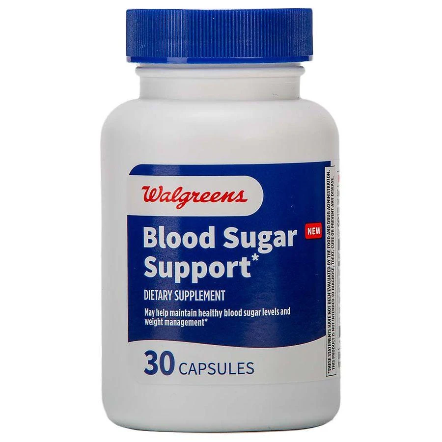 商品Walgreens|Blood Sugar Support Capsules (30 days),价格¥77,第2张图片详细描述
