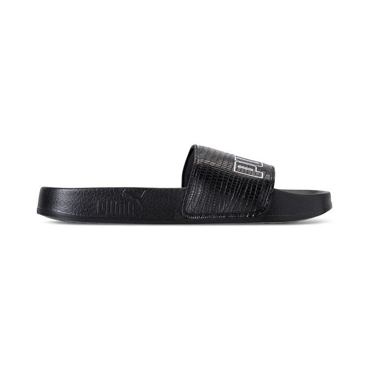 商品Puma|Women's Leadcat AO Leather Slide Sandals from Finish Line,价格¥149,第2张图片详细描述