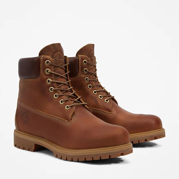 Timberland® Premium Heritage 6 Inch Boot for Men in Light Brown商品第4张图片规格展示