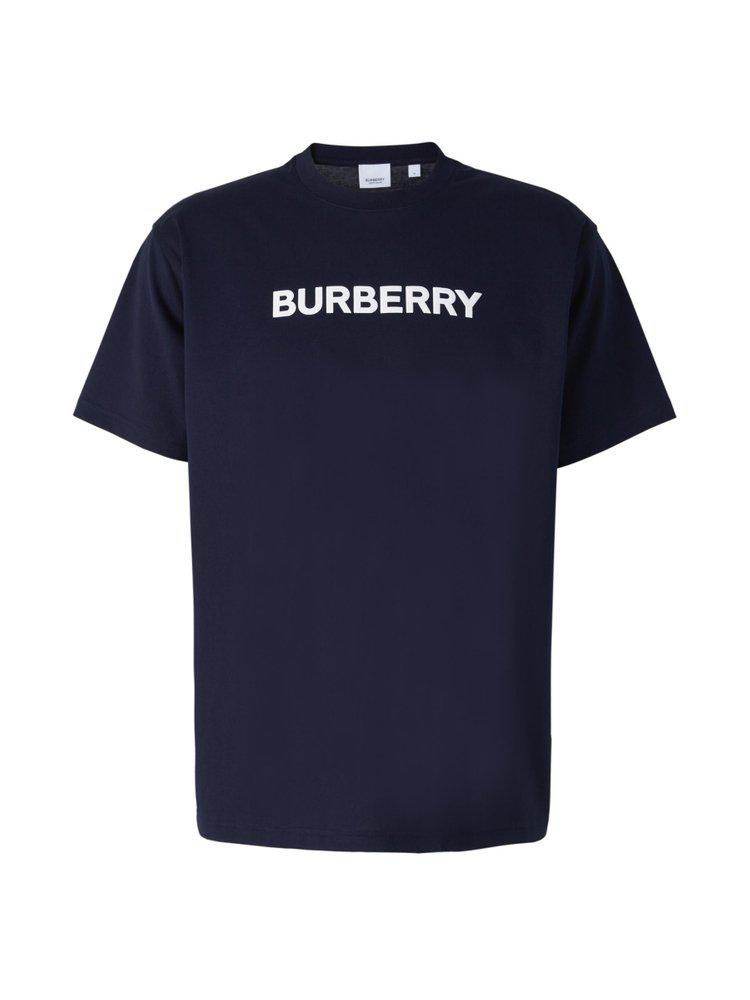 Burberry Logo Printed Crewneck T-Shirt商品第1张图片规格展示