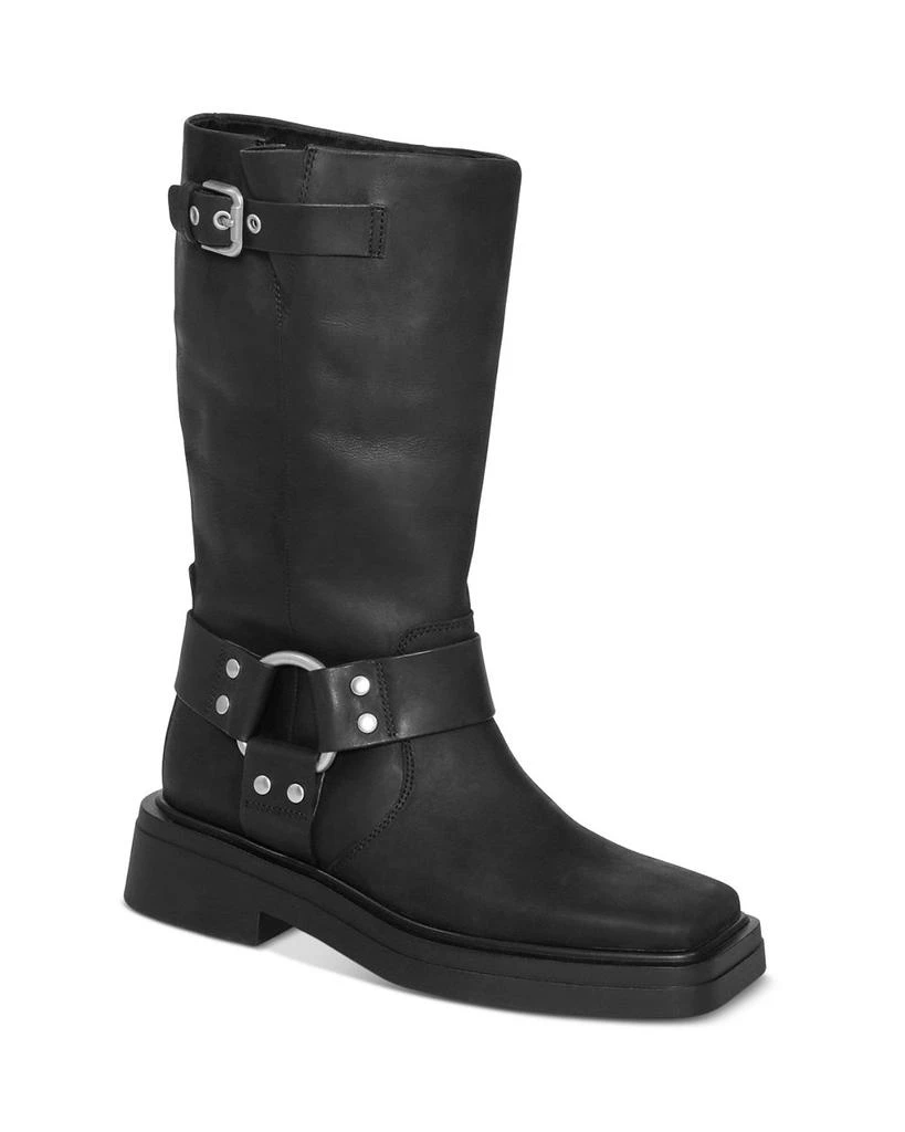 商品Vagabond|Women's Eyra Square Toe Biker Style Block Heel Boots,价格¥2147,第1张图片