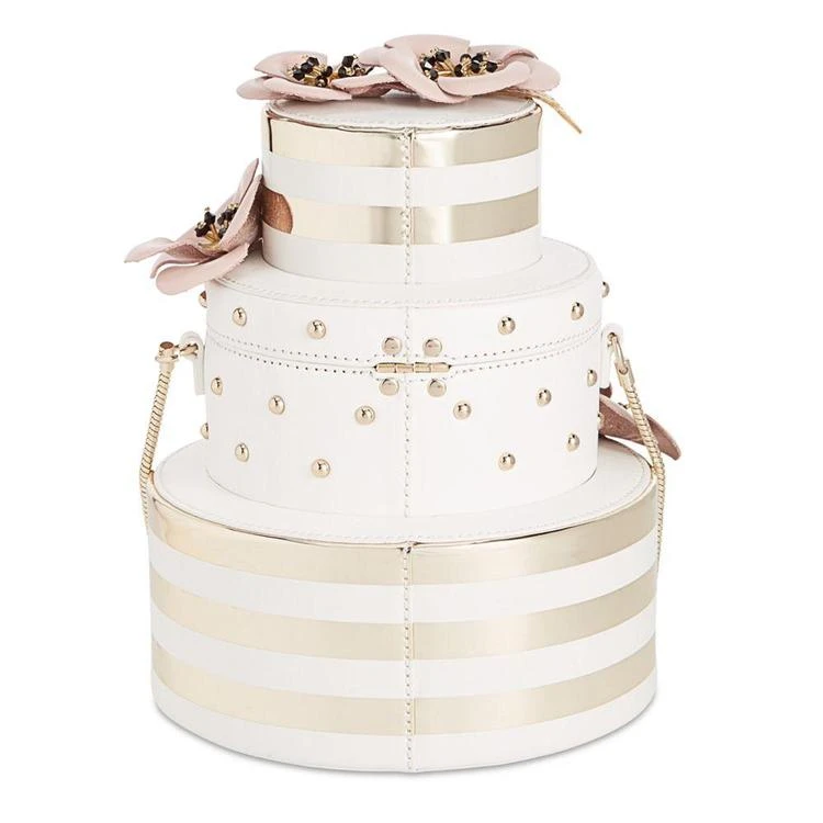 商品Kate Spade|Wedding Belles Wedding Flower Cake Mini Clutch,价格¥1974,第5张图片详细描述