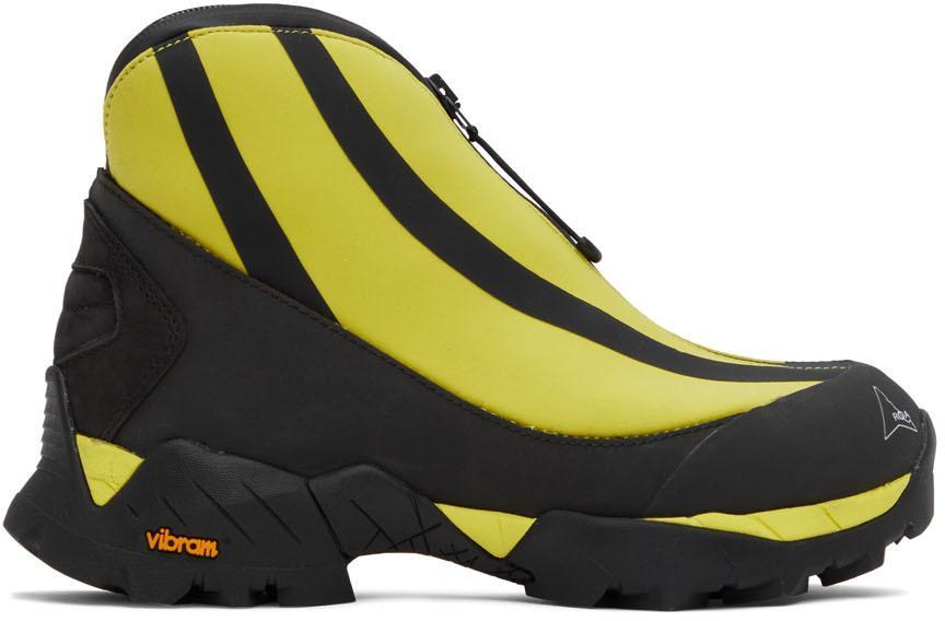 商品ROA|Black & Yellow Teri Boots,价格¥2687,第1张图片
