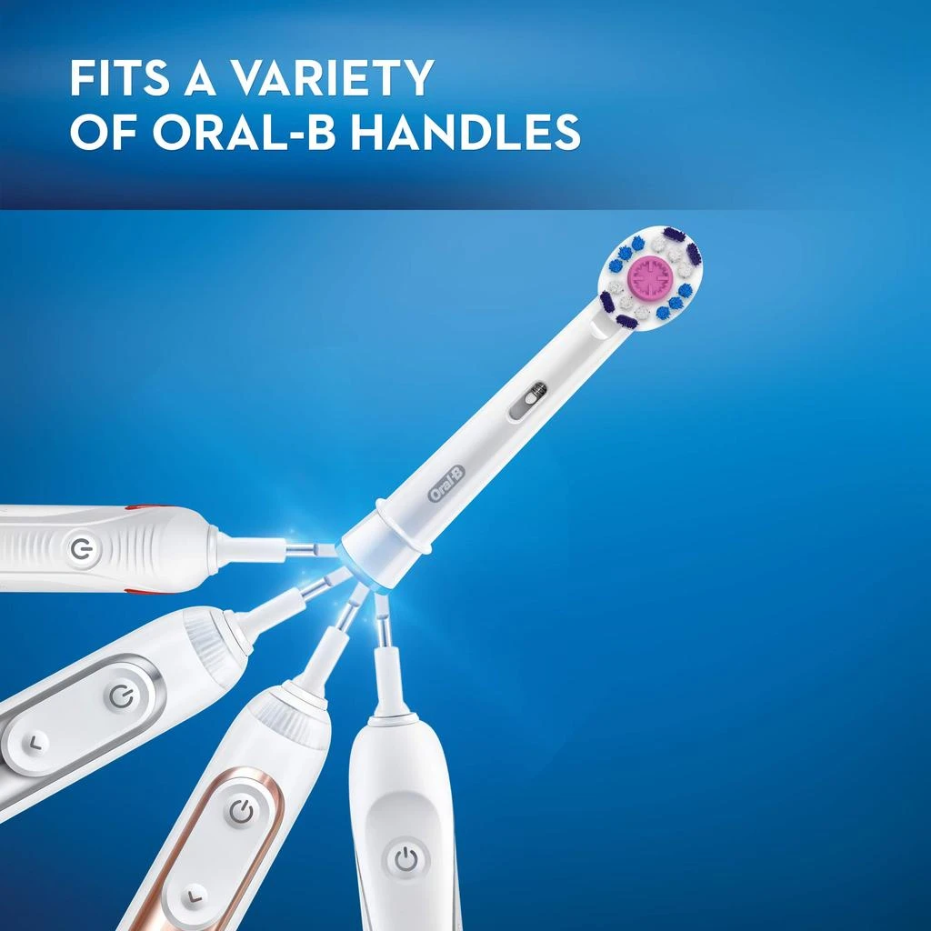 商品Oral-B|Oral-B 3D White Electric Toothbrush Replacement Brush Heads Refill, 3 Count,价格¥215,第4张图片详细描述