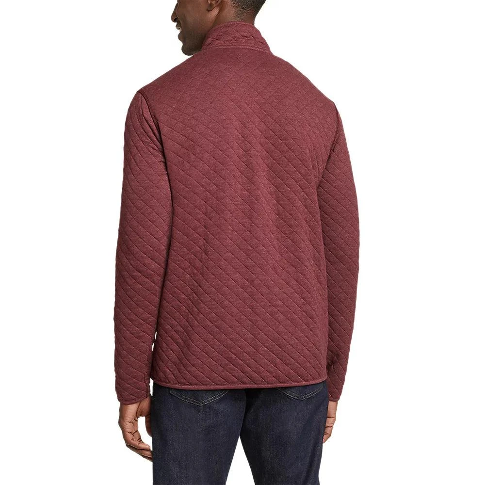 商品Eddie Bauer|Men's Fortify Quilted 1/4-Zip,价格¥354,第2张图片详细描述