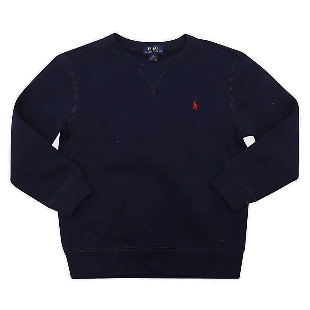 商品Ralph Lauren|Polo Ralph Lauren Kids Polo Pony Embroidered Crewneck Sweatshirt,价格¥436,第1张图片