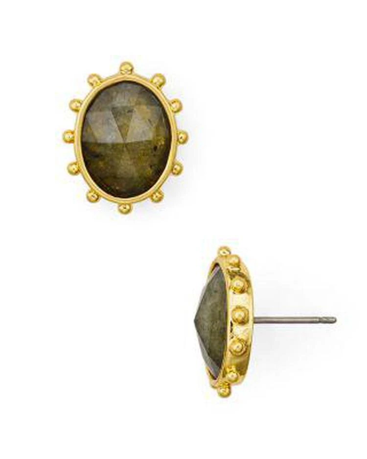 商品Kate Spade|Faceted Oval Stud Earrings,价格¥199,第1张图片