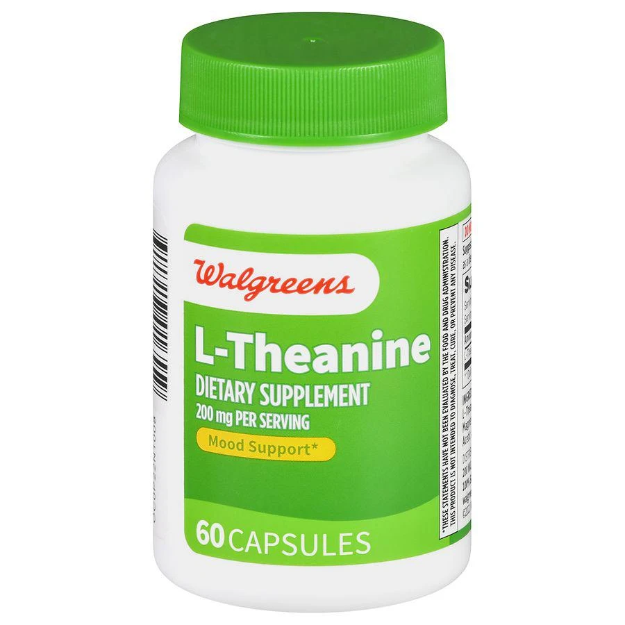 商品Walgreens|L-Theanine 200 mg Capsules (60 days),价格¥96,第1张图片