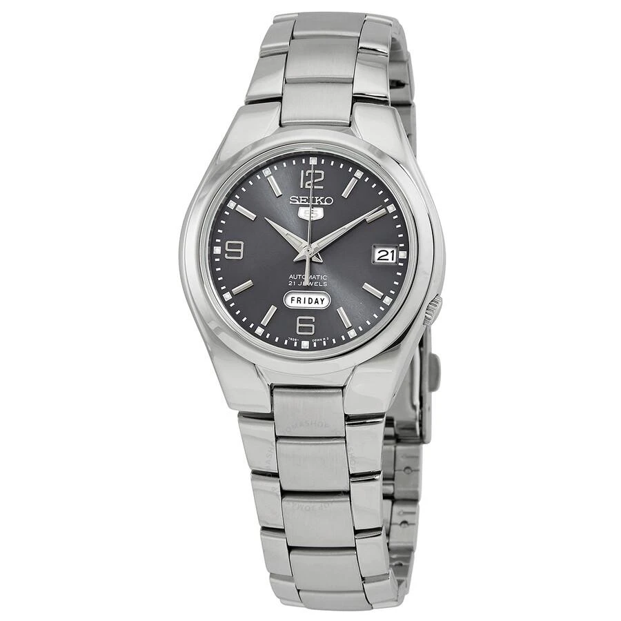 商品Seiko|5 Automatic Grey Dial Men's Watch SNK621,价格¥807,第1张图片