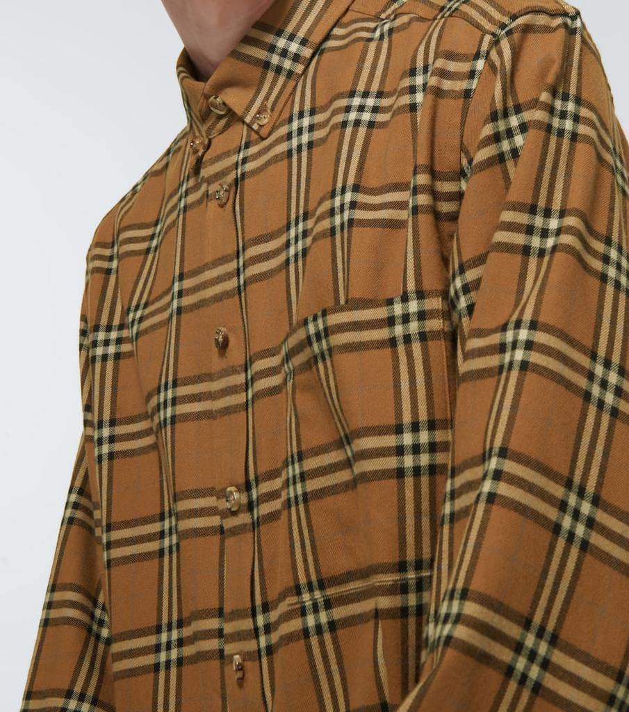 商品Burberry|Cranford长袖格纹衬衫,价格¥6423,第7张图片详细描述