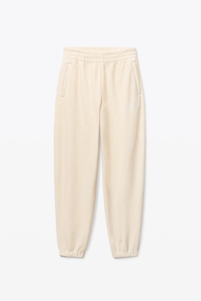 商品Alexander Wang|HOTFIX LOGO SWEATPANT IN VELOUR,价格¥1432,第5张图片详细描述