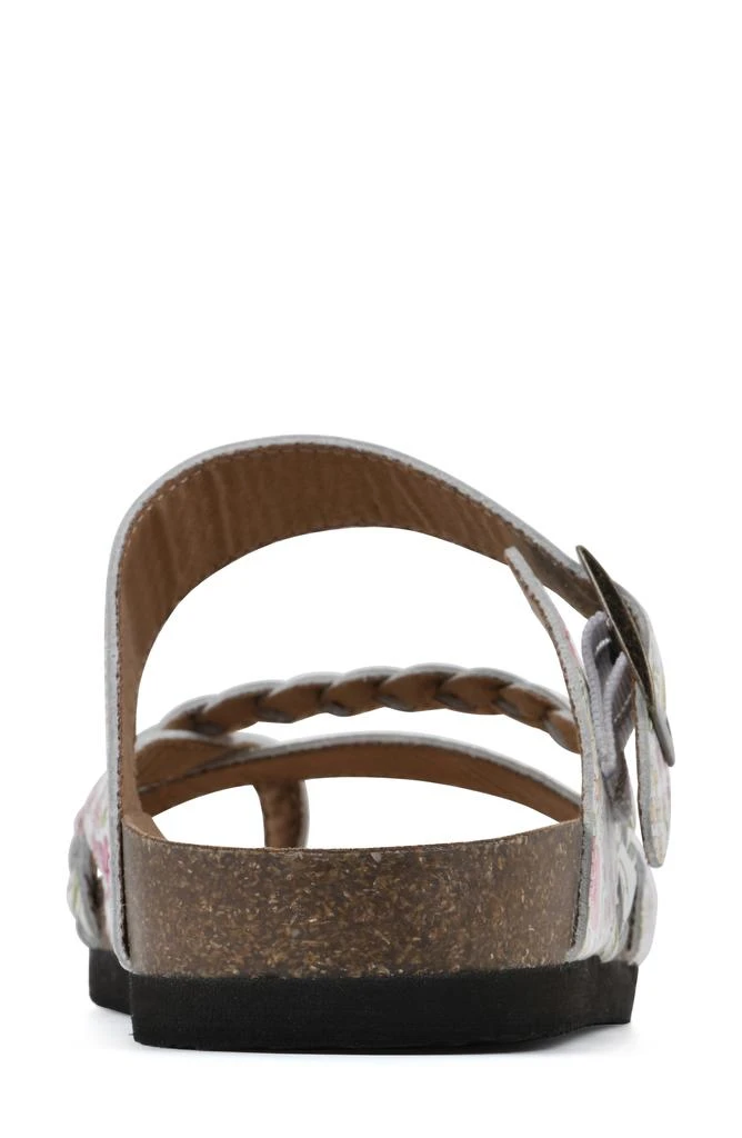 商品White Mountain|Hazy Leather Footbed Sandal,价格¥372,第2张图片详细描述