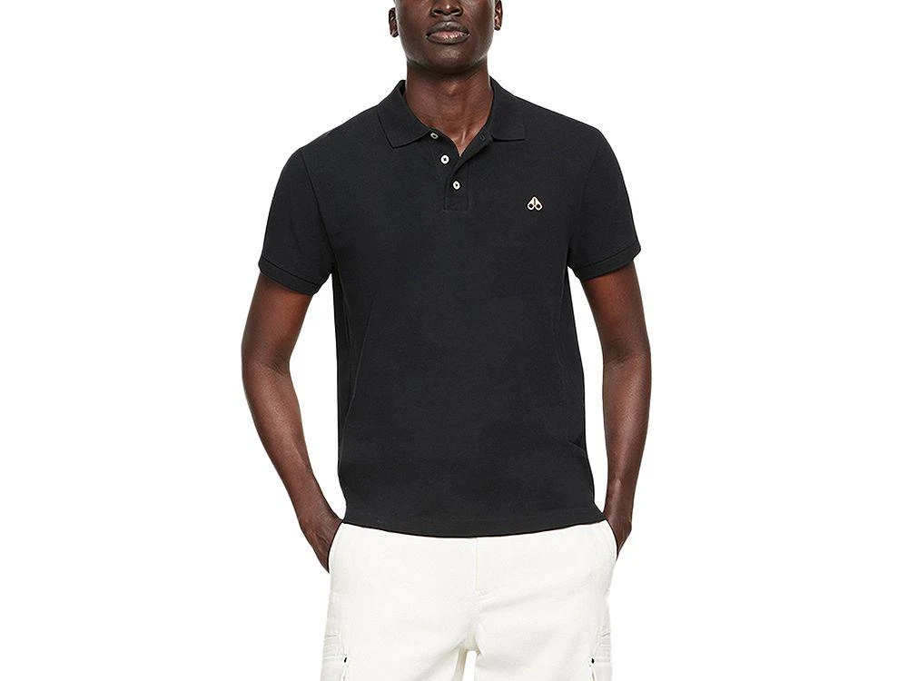 商品Moose Knuckles|Pique Short Sleeve Polo Shirt,价格¥1310,第1张图片